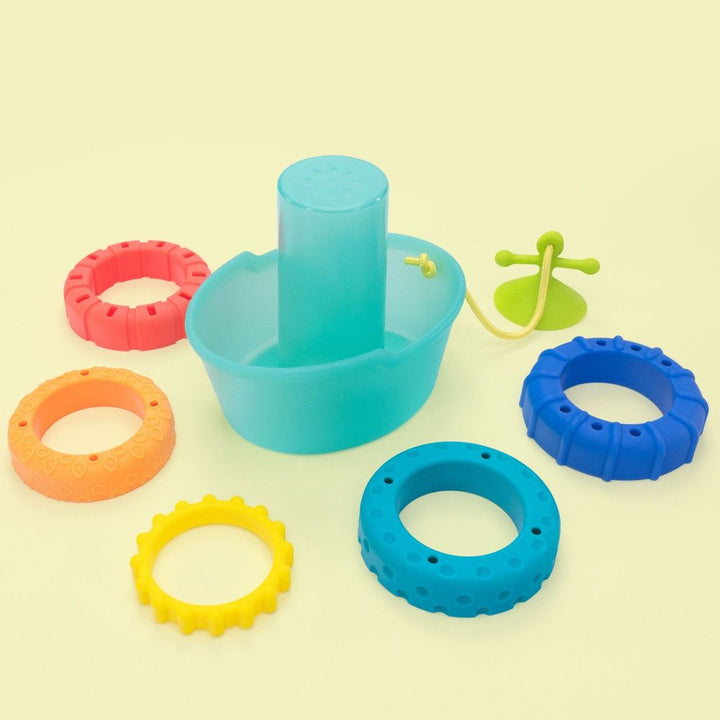Sassy Baby Stackin' Ship Tub Bath Toy