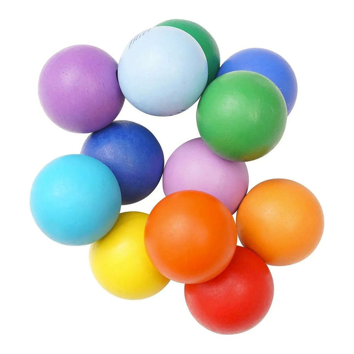 Manhattan Toy Classic Wood Baby Beads Infant Toy - Colourful
