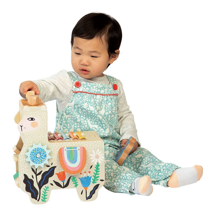 Manhattan Toy Toddler Musical Lili Llama Wooden Instrument