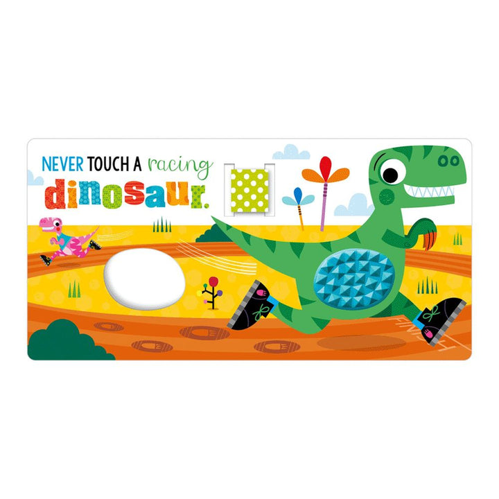 Make Believe Ideas Baby Sensory Stroller Mini Board Book - Never Touch A Dinosaur!