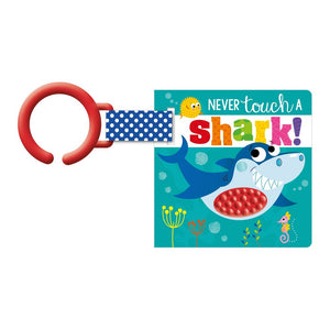 Make Believe Ideas Baby Sensory Stroller Mini Board Book - Never Touch A Shark! Default Title