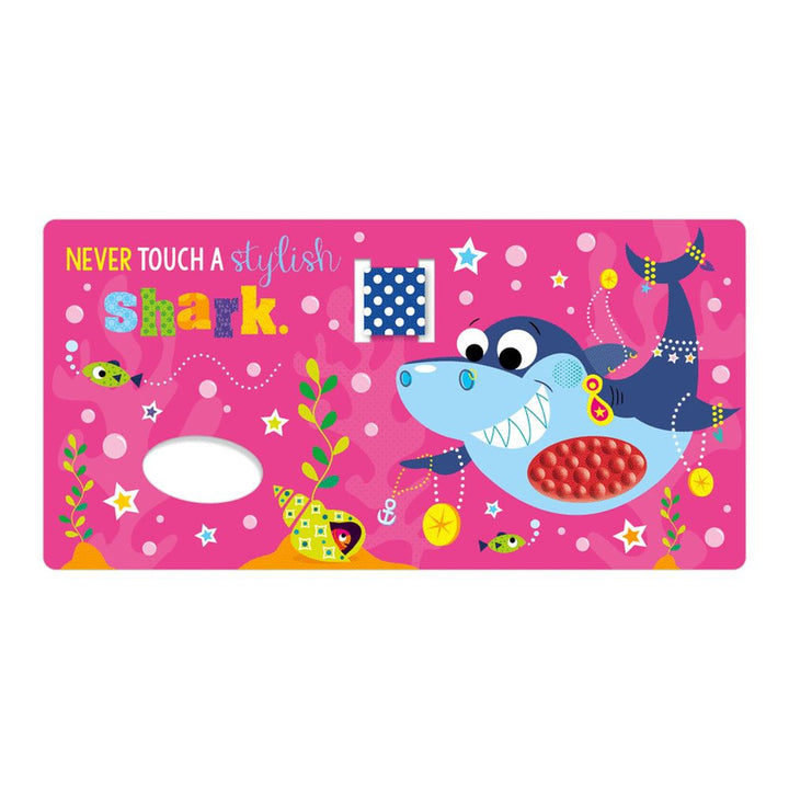 Make Believe Ideas Baby Sensory Stroller Mini Board Book - Never Touch A Shark!