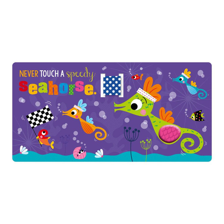 Make Believe Ideas Baby Sensory Stroller Mini Board Book - Never Touch A Shark!
