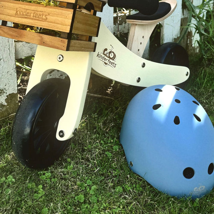 Kinderfeets Toddler Bike Helmet - Matte Slate Blue