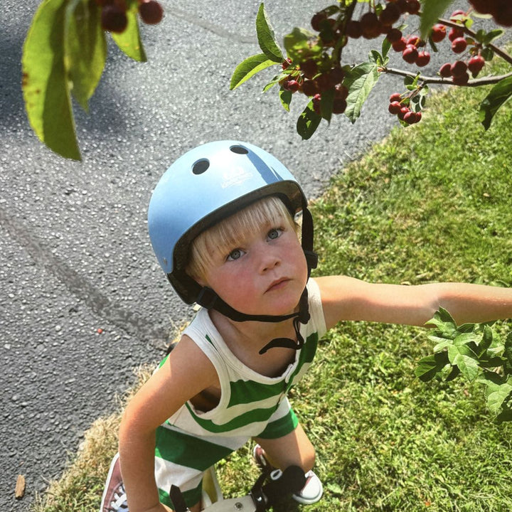 Kinderfeets Toddler Bike Helmet - Matte Slate Blue