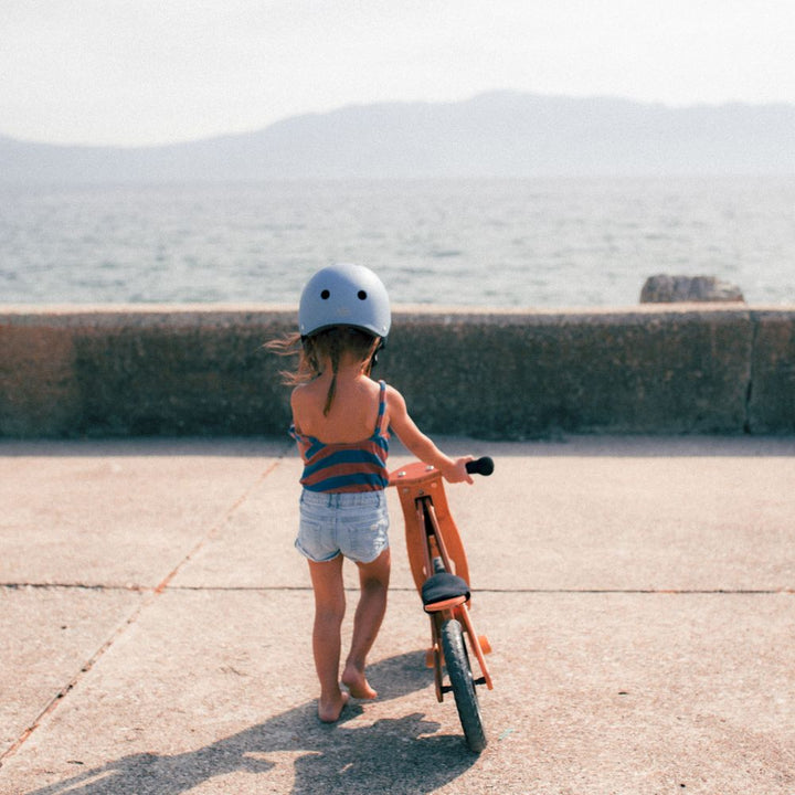 Kinderfeets Toddler Bike Helmet - Matte Slate Blue