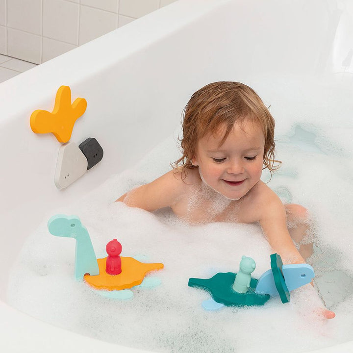 Quut Bath Puzzle Friends Toy - Dino World