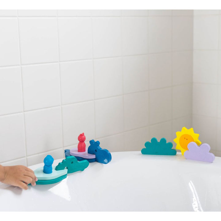 Quut Bath Puzzle Friends Toy - Into the Jungle