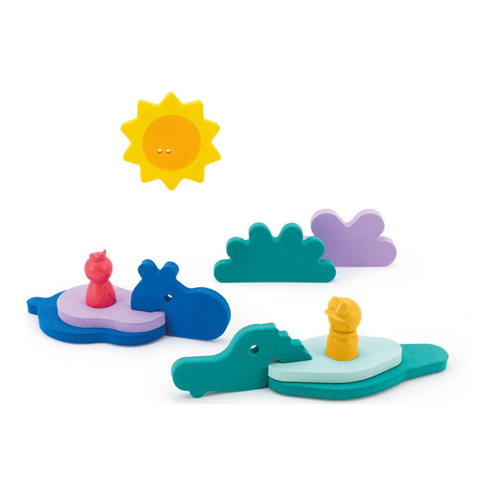 Quut Bath Puzzle Friends Toy - Into the Jungle Default Title