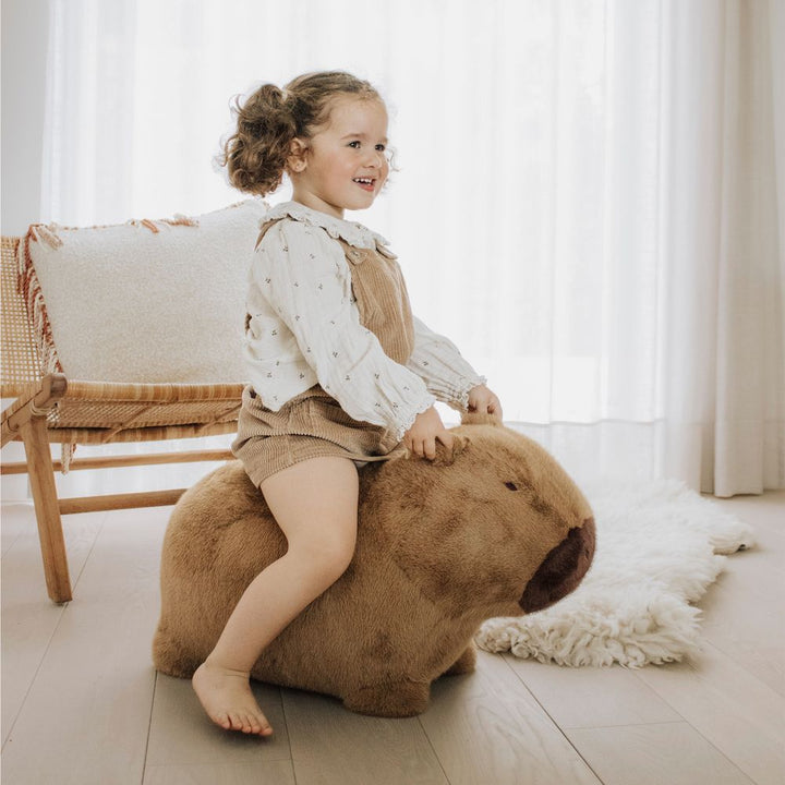 Wild & Soft Soft Bouncy Inflatable Animal Plush Toy - Capybara