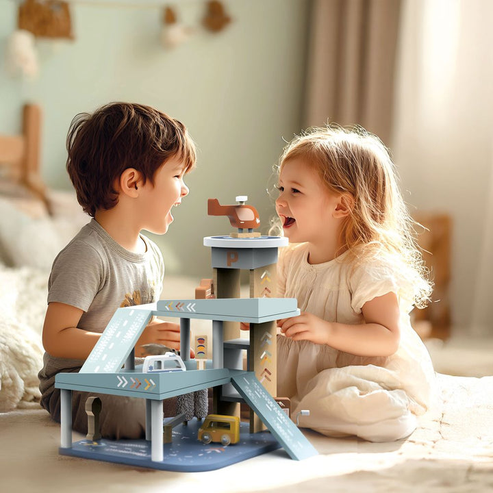Speedy Monkey Garage Playset