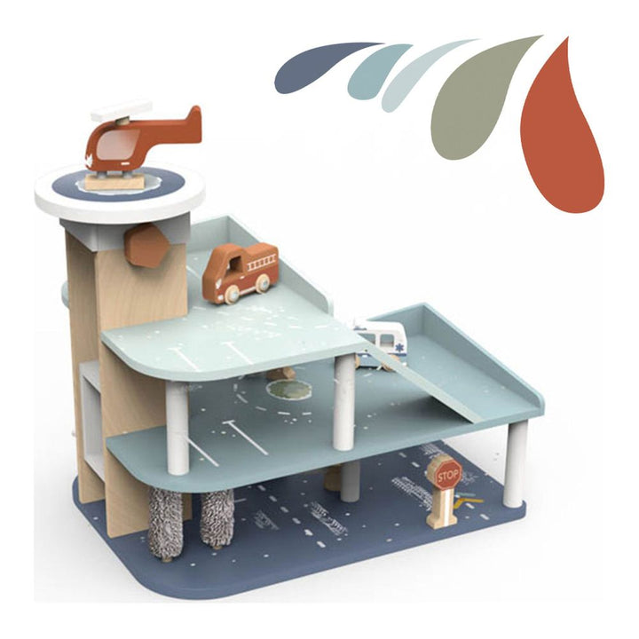 Speedy Monkey Garage Playset