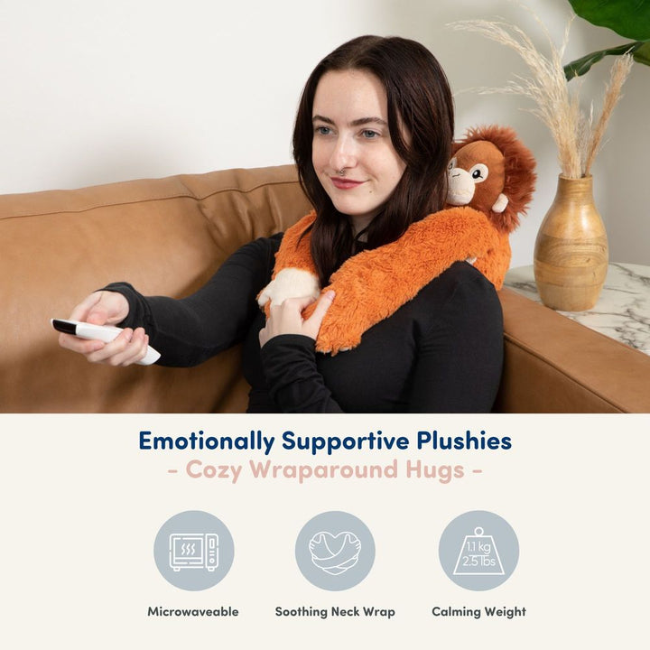 Hugimals Hugaround Warming Weighted Plush Toy - Ollie the Orangutan