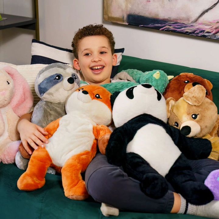 Hugimals Weighted Plush Toy - Bowie the Panda