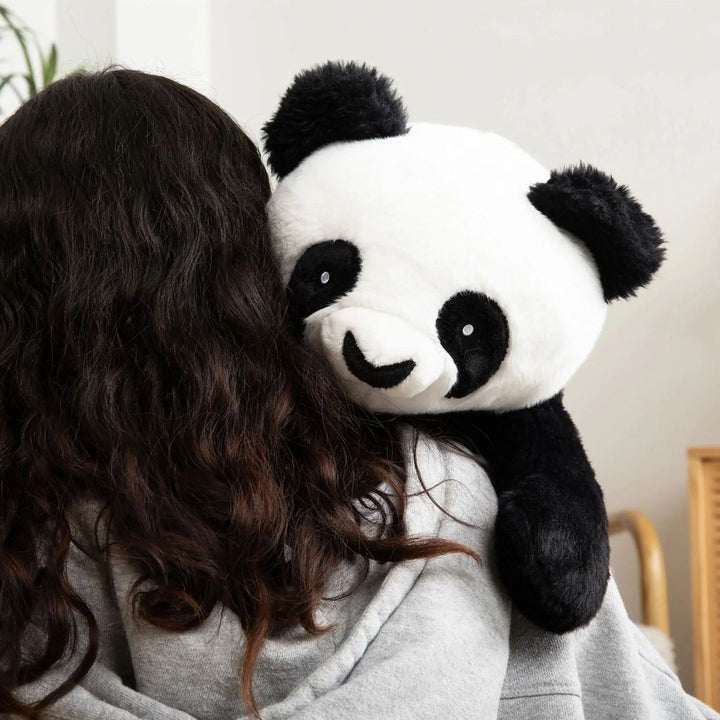 Hugimals Weighted Plush Toy - Bowie the Panda