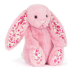 Jellycat Blossom Luxe Bunny Plush Toy - Blushkin (Medium, 12 inch) Default Title