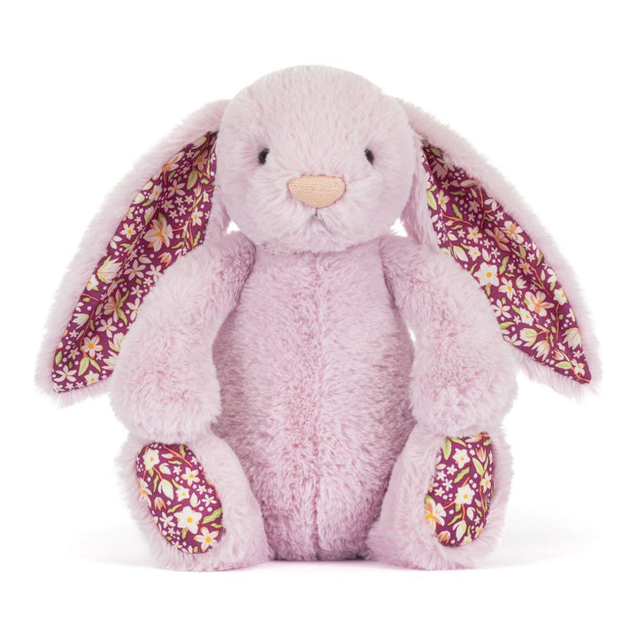 Jellycat Blossom Luxe Bunny Plush Toy - Thistlepop (Medium, 12 inch)
