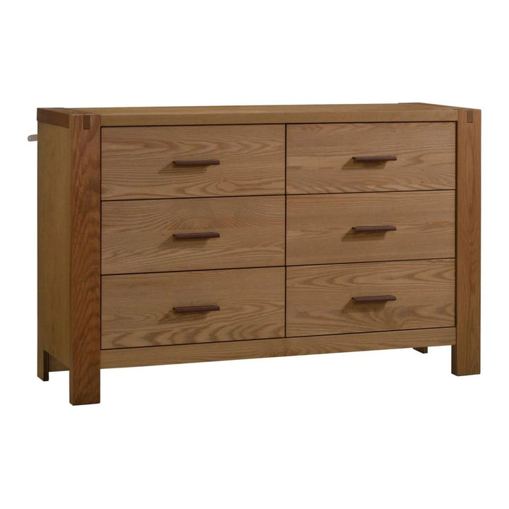 Natart Signature Series Toscano King 66 inch Drawer Dresser Wheat