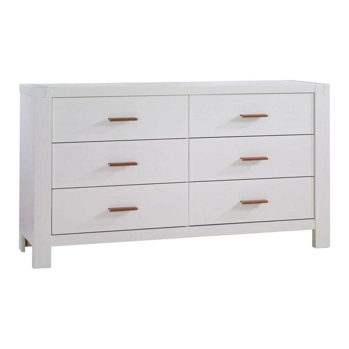 Natart Signature Series Toscano King 66 inch Drawer Dresser White