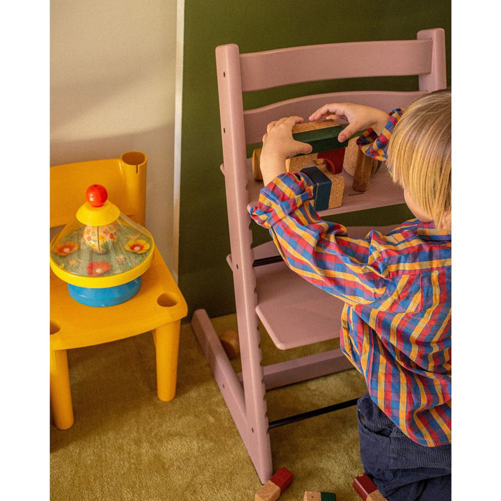 Stokke Tripp Trapp Oak High Chair2 with Cushion and Table Tray