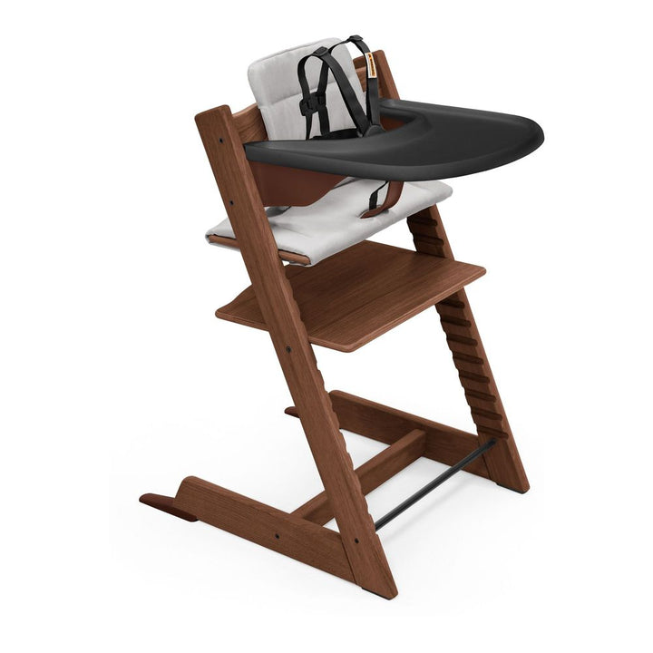 Stokke Tripp Trapp High Chair2 with Cushion and Table Tray Warm Brown Black