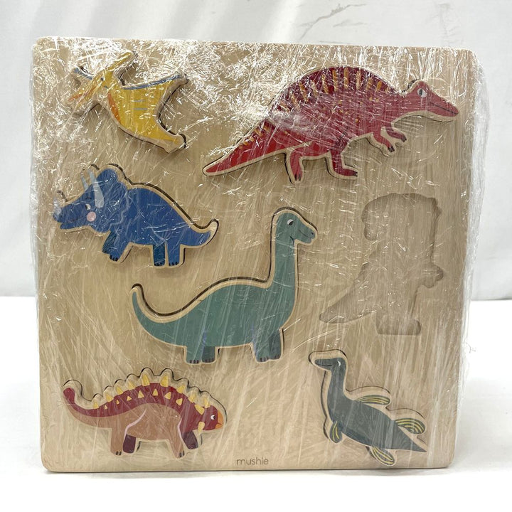 Mushie Wooden Puzzle Toy - Dino (100988) (Open Box)