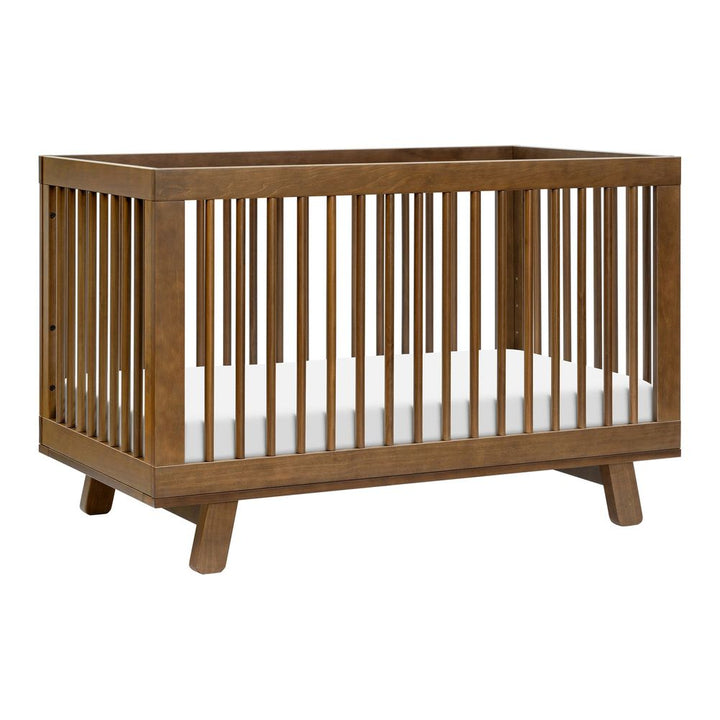 Babyletto Hudson 3-in-1 Convertible Crib with Toddler Bed Conversion Kit Natural Walnut