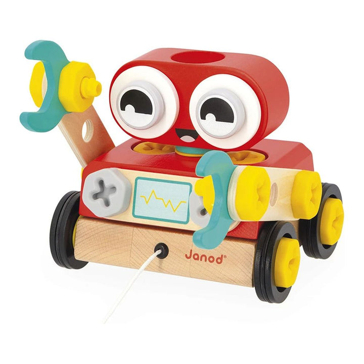 Janod Brico'Kids Robot Wooden Activity Toy