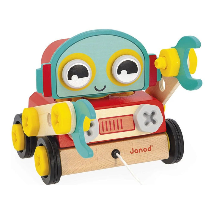 Janod Brico'Kids Robot Wooden Activity Toy