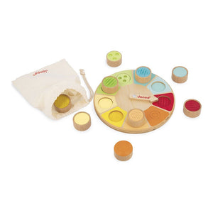 Janod Memo Touch Wheel Sensory Toy Default Title