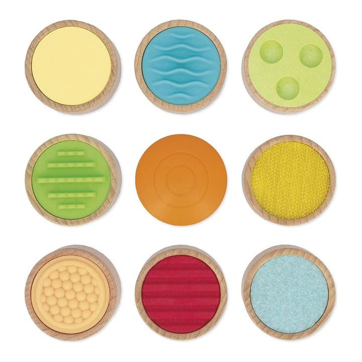 Janod Memo Touch Wheel Sensory Toy