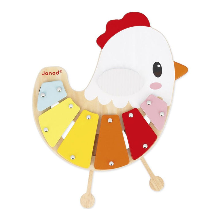 Janod Xylophone Musical Wooden Toy - Chicken Default Title