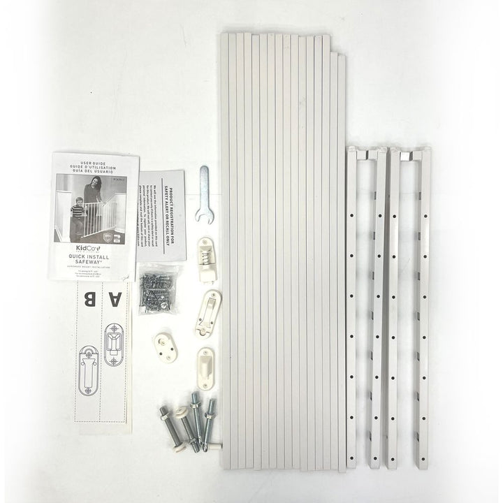 Kidco Quick Install Safeway (RTA2043) Hardware Mounted Baby Gate - White (101108) (Open Box)