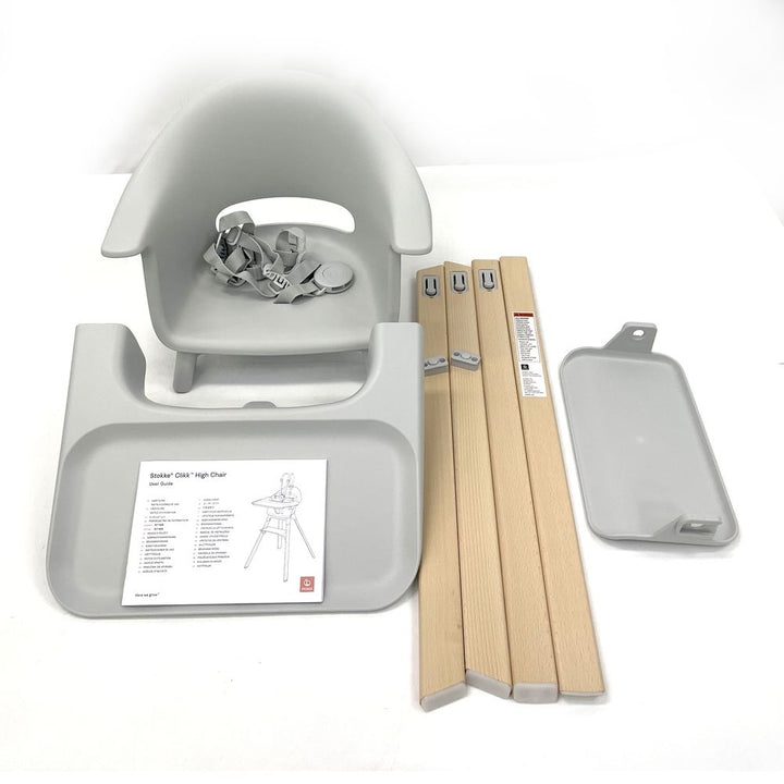 Stokke Clikk High Chair - Cloud Grey (101110) (Open Box)