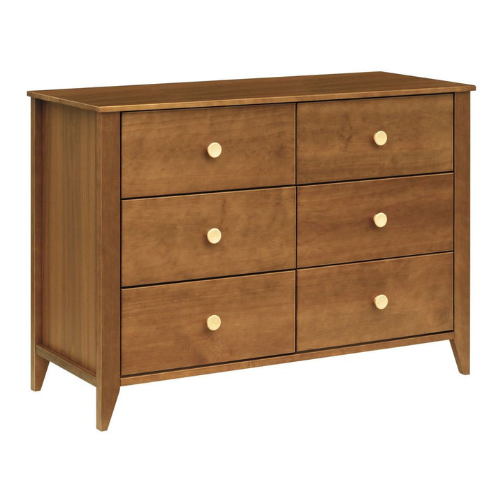 Babyletto Sprout 6-Drawer Double Dresser Chestnut & Natural