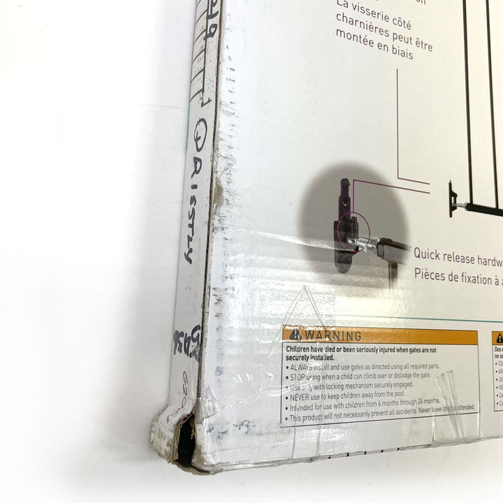 KidCo Safeway Hardware Mounted Safety Gate - Black (101137) (Open Box)