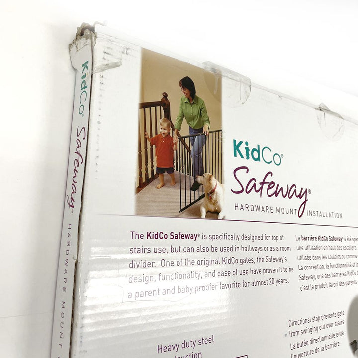 KidCo Safeway Hardware Mounted Safety Gate - Black (101137) (Open Box)