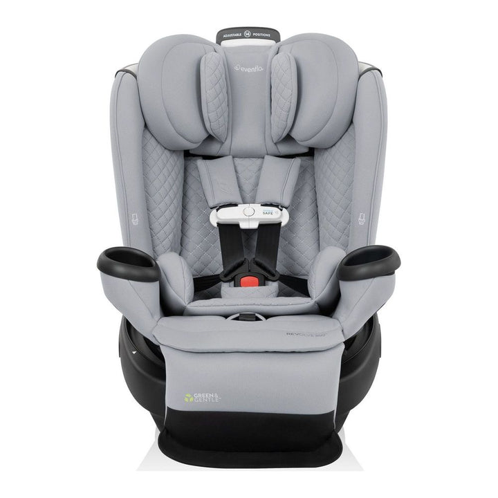 Evenflo GOLD Revolve360 Extend All-in-one Rotational Car Seat with SensorSafe - Quartz (Green & Gentle)