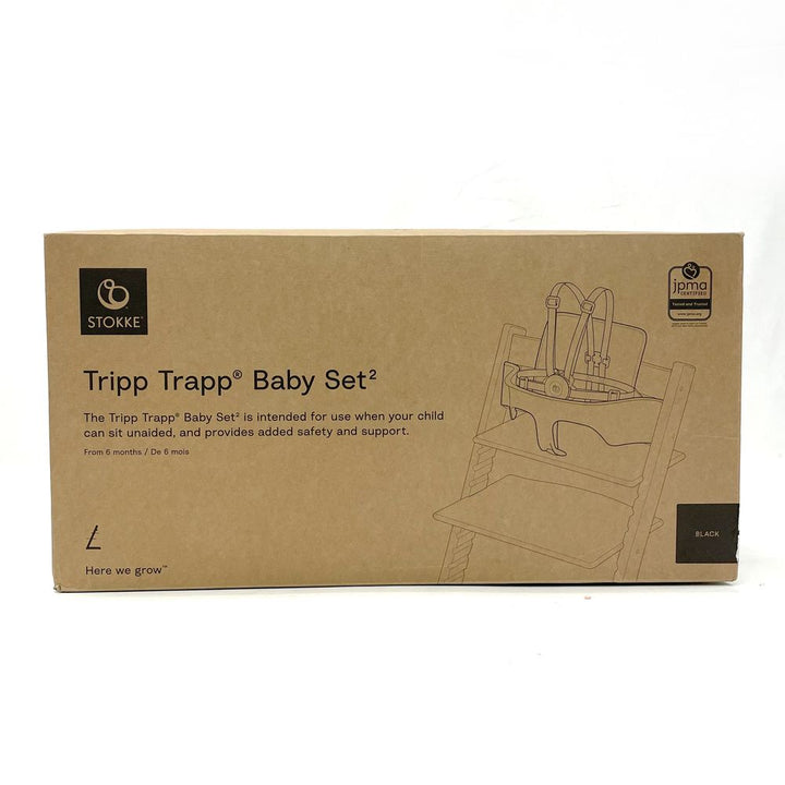 Tripp Trapp Baby Set2 with Harness & Extended Gliders - Natural (101154) (Open Box)