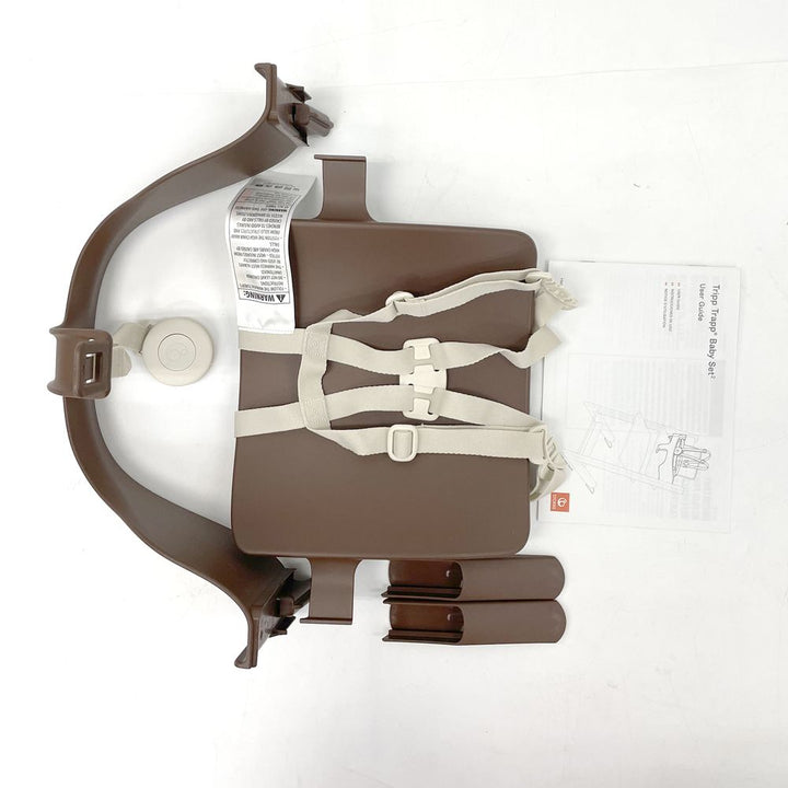 Tripp Trapp Baby Set2 with Harness & Extended Gliders - Warm Brown (101190) (Open Box)