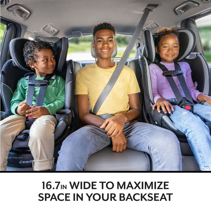 Evenflo GOLD Revolve360 Slim 2-in-1 Rotational Car Seat with SensorSafe - Quartz (Green & Gentle)