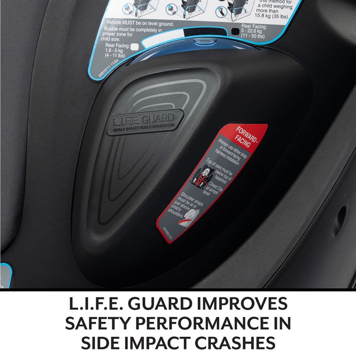 Evenflo GOLD Revolve360 Slim 2-in-1 Rotational Car Seat with SensorSafe - Quartz (Green & Gentle)