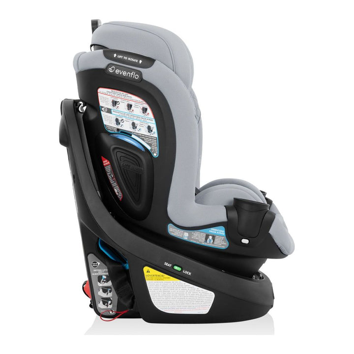 Evenflo GOLD Revolve360 Slim 2-in-1 Rotational Car Seat with SensorSafe - Quartz (Green & Gentle)