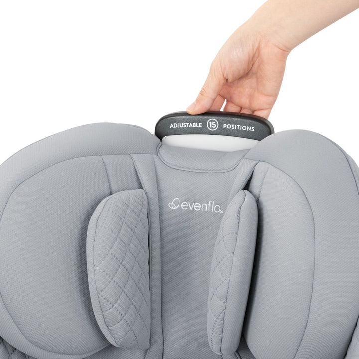 Evenflo GOLD Revolve360 Slim 2-in-1 Rotational Car Seat with SensorSafe - Quartz (Green & Gentle)
