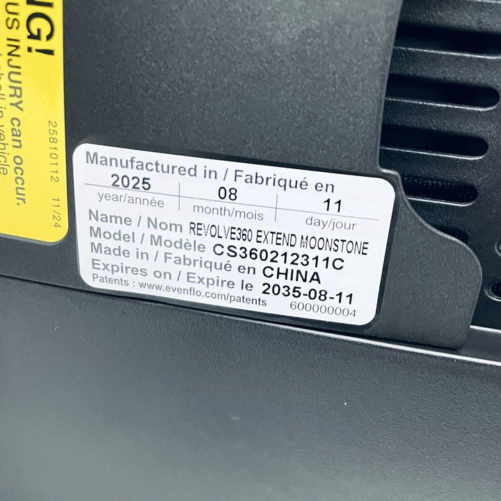 Evenflo GOLD Revolve360 Extend All-in-one Rotational Car Seat with SensorSafe - Moonstone (101273) (Floor Model)