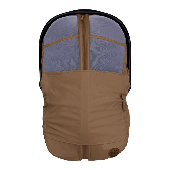 Petit Coulou Summer Cover for Infant Car Seats Hazelnut