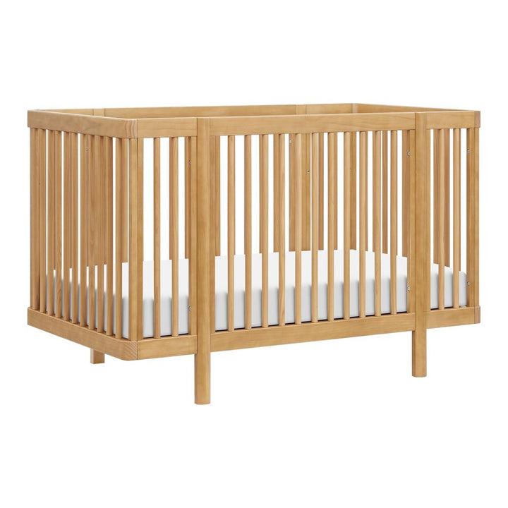 Babyletto Pogo 8-in-1 Convertible Crib with All-Stages Conversion Kits Honey