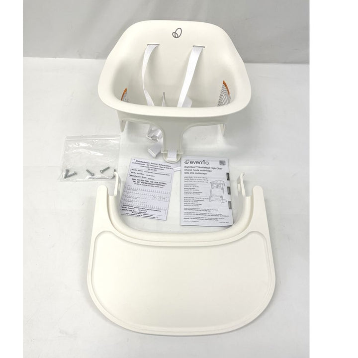Evenflo RightSeat 3-in-1 Multistage High Chair - Sea Salt White (Open Box)