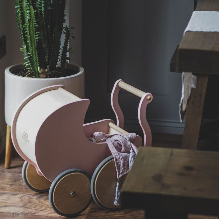 Kinderfeets 2-in-1 Pram Walker - Rose