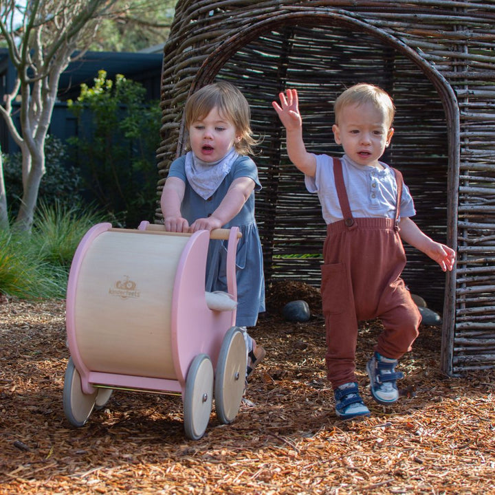 Kinderfeets 2-in-1 Pram Walker - Rose